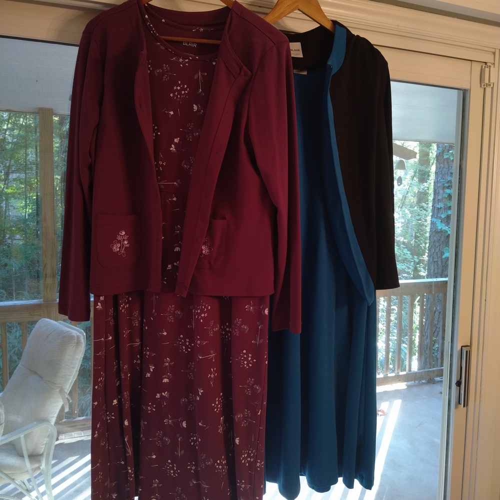 (2) Women's 2pc Dress & Cardigan Set By BLAIR